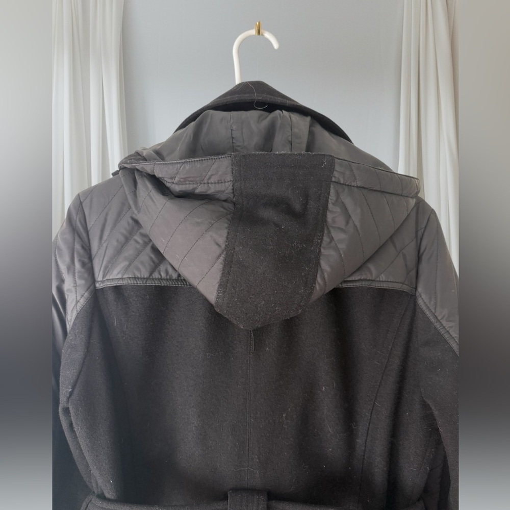 Kenneth Cole New York Black Quilted Women's Coat - Picture 3 of 8